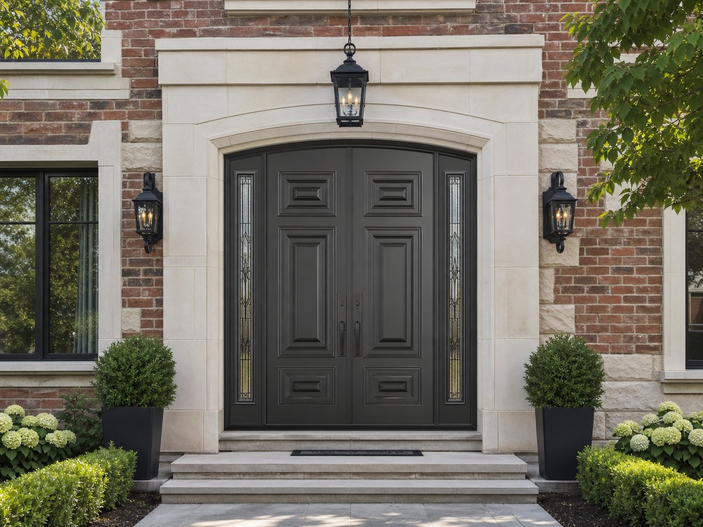 Black Classic Double Door