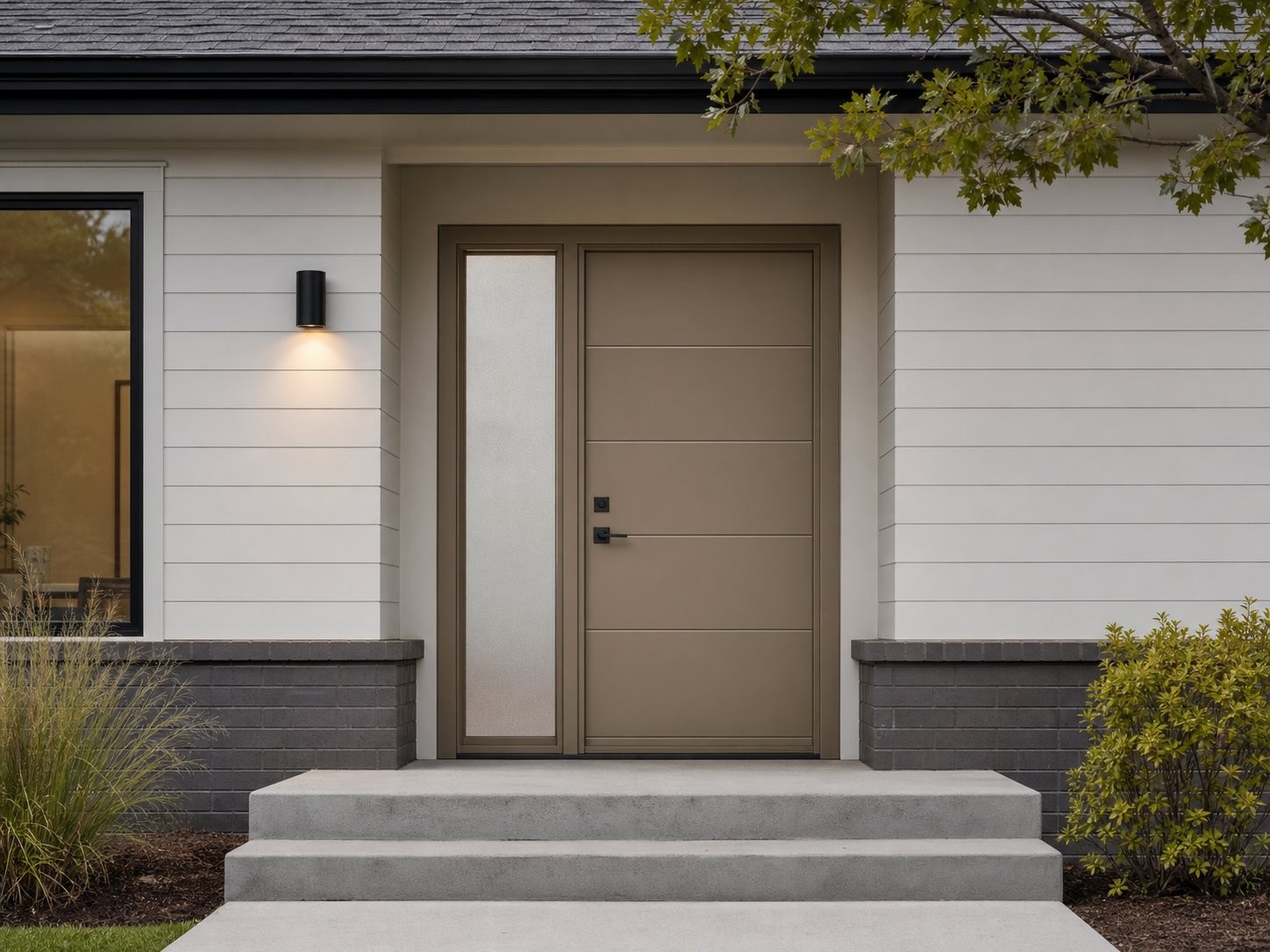Light Bronze Minimal Entry