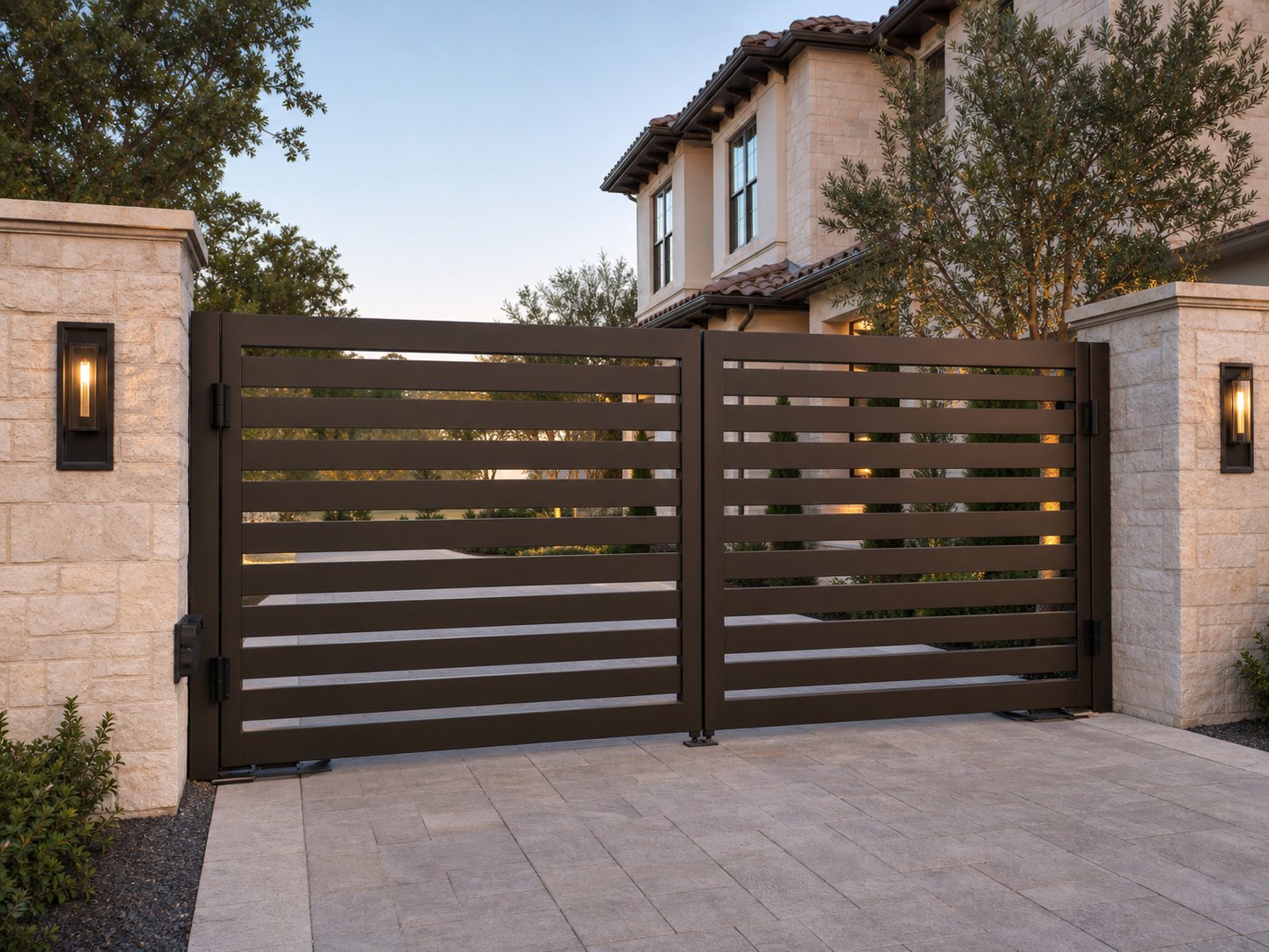 Bronze Double Driveway Gate Style inspiration